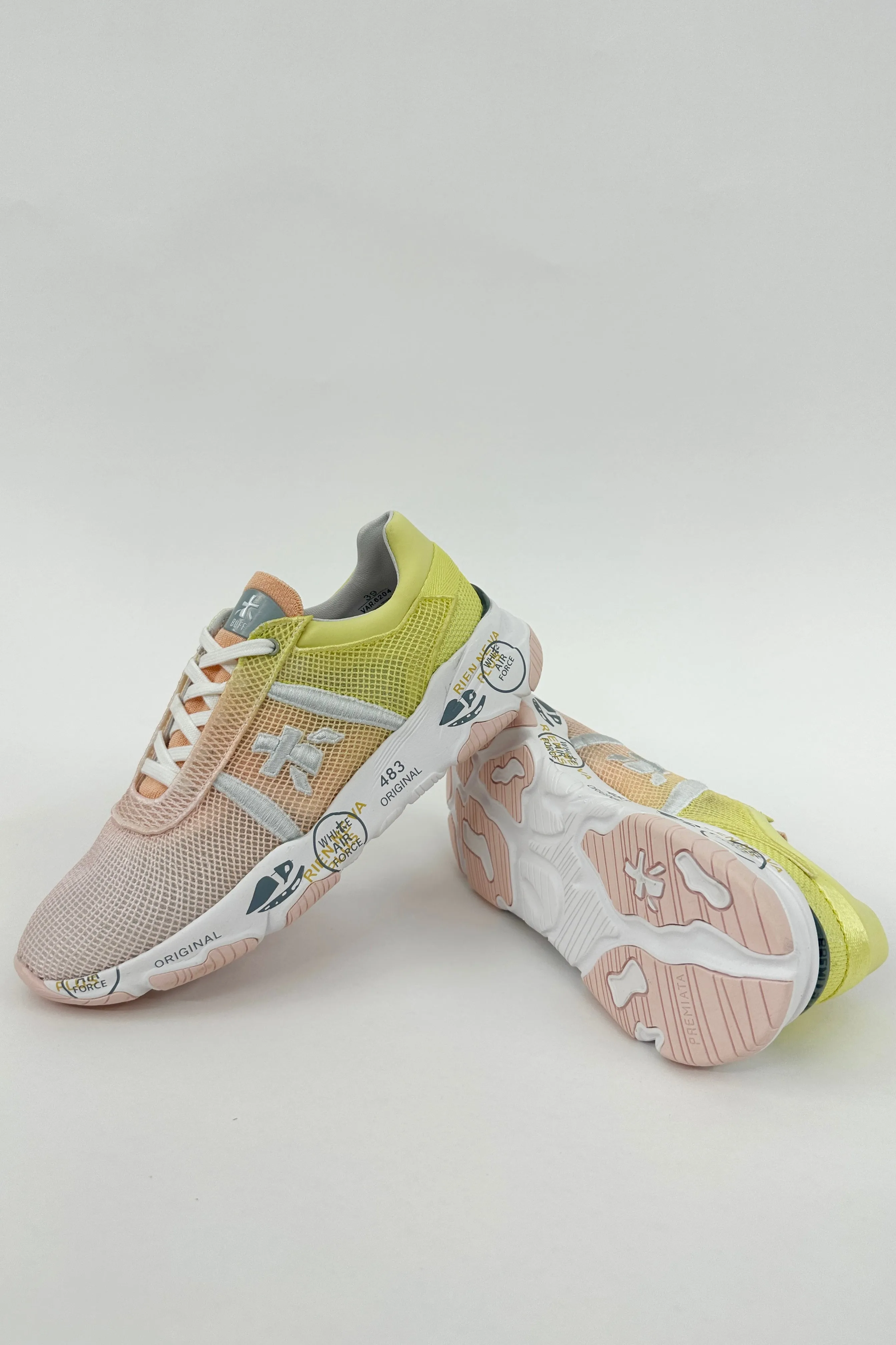 Premiata - Buff 6204 Sneaker: Orange & Pink
