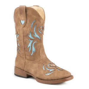 Roper LITTLE KIDS Glitter Breeze Western Boots Tan