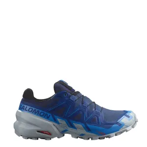 Salomon - Scarpe da trail running Speedcross 6 Gore-Tex Blue Print Ibiza Blue Quarry - L47302000 - BLUE/PRINT/IBIZA/BLUE/QUARRY