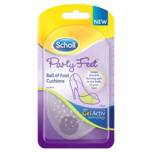 Scholl Party Feet Inserts Ball of Foot Cushion