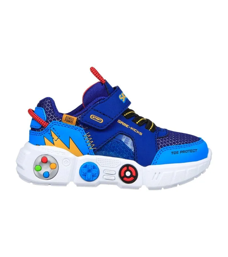 Skechers Infant Boys Slip On Print GAME KICKS: LIL GAMETRONIX 402262N