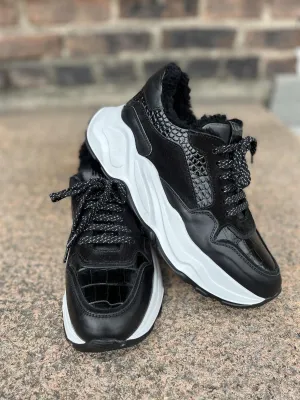 Sneakers Velour Black