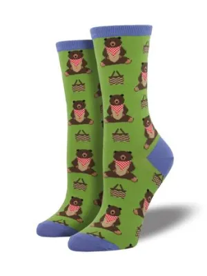 Time for a Picnic Women's Cotton Crew Socks