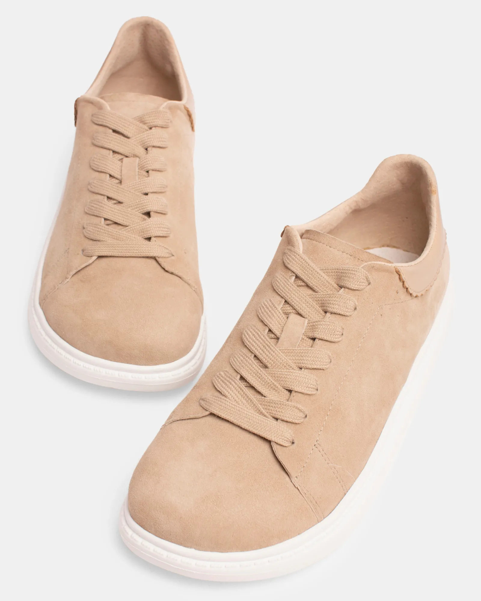 Tokyo Leather Sneaker - Stone Suede