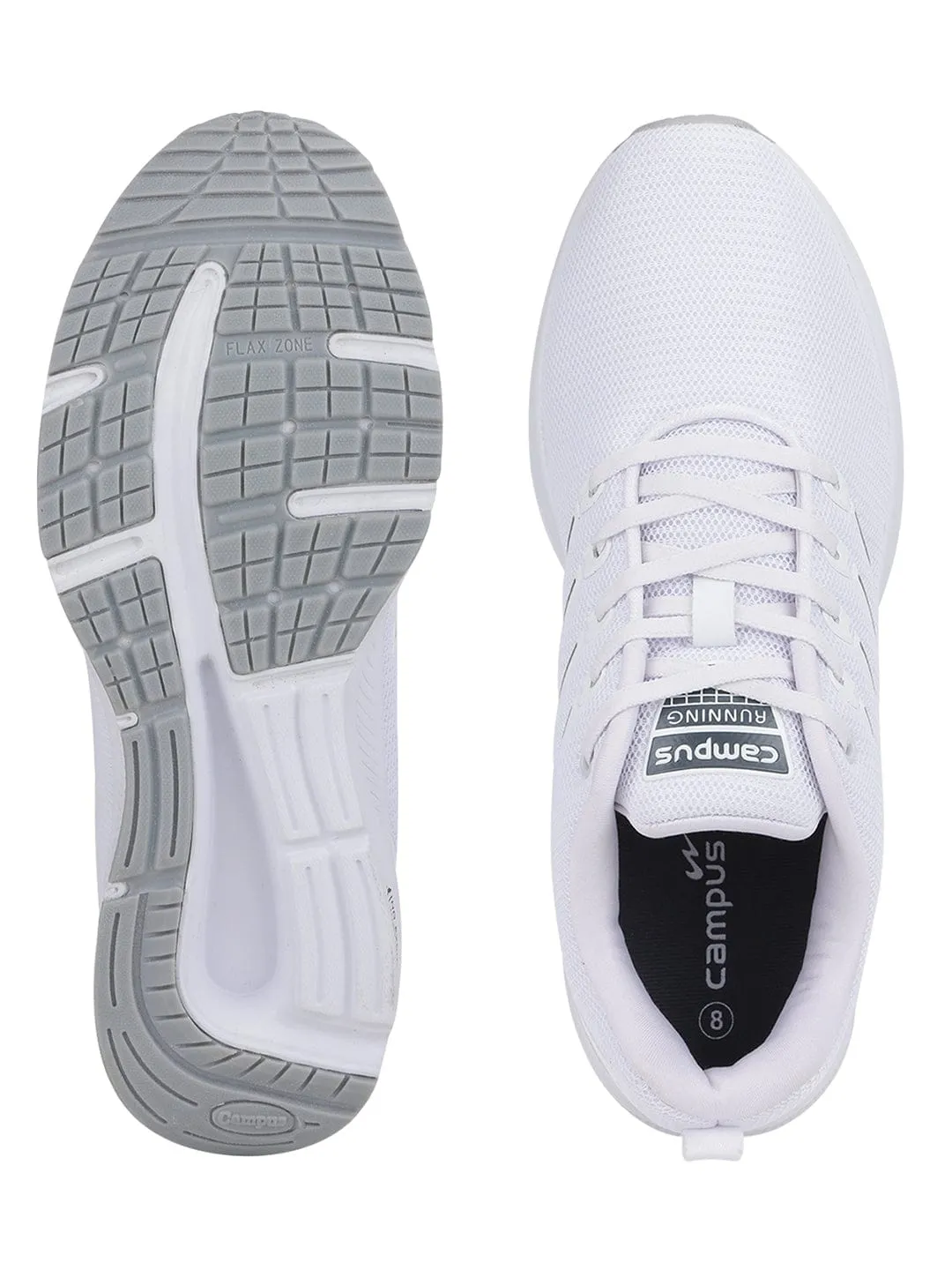 VACUM White Men's Running Shoes