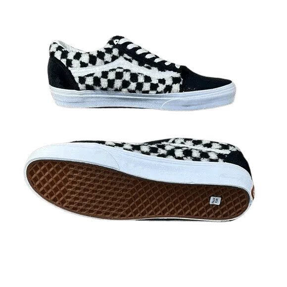 Vans Old Skool Sherpa Checkerboard Men's Skateboarding Shoes
