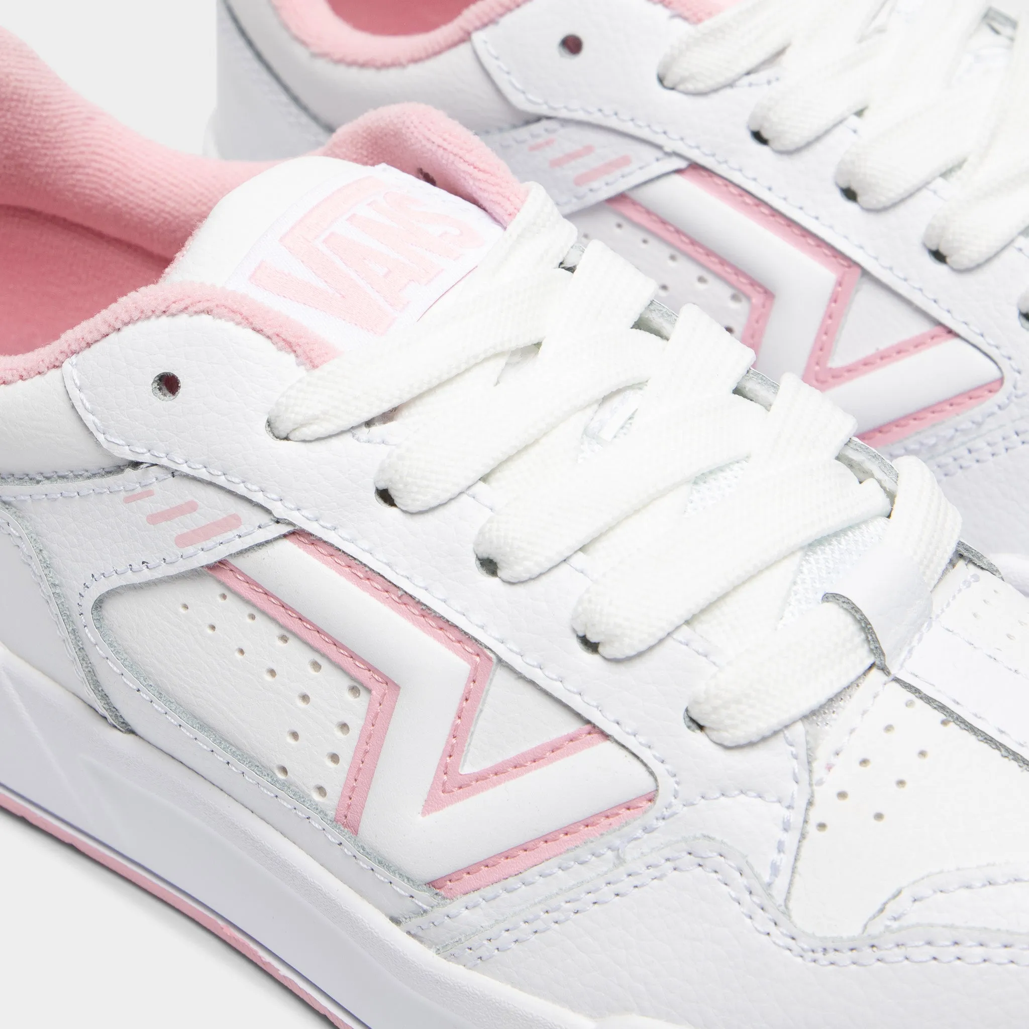 Vans Upland Leather White / Pink