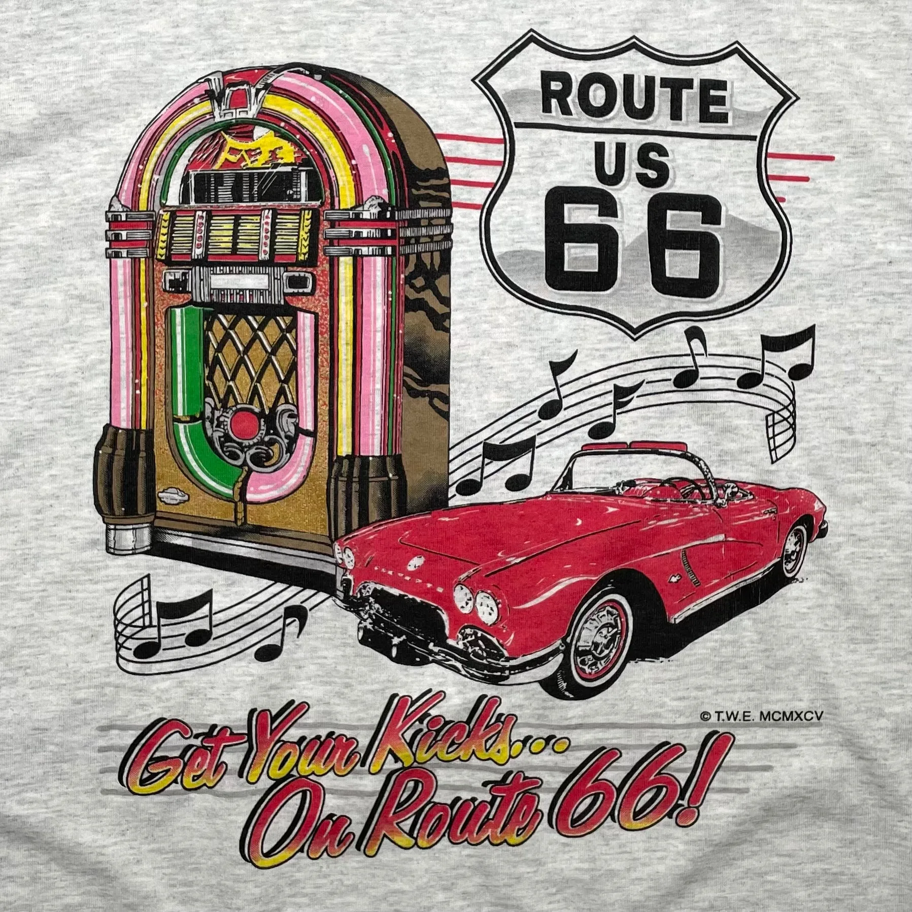 VINTAGE KICKS ON ROUTE 66 TEE