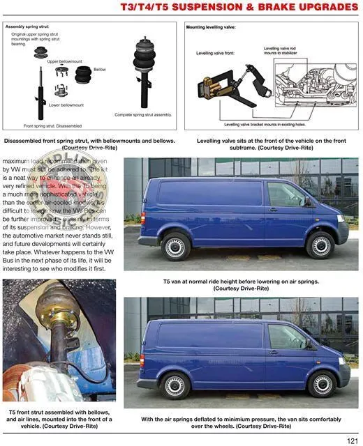 Volkswagen Bus Modify Suspension Brakes Chassis For High Performance Book VW