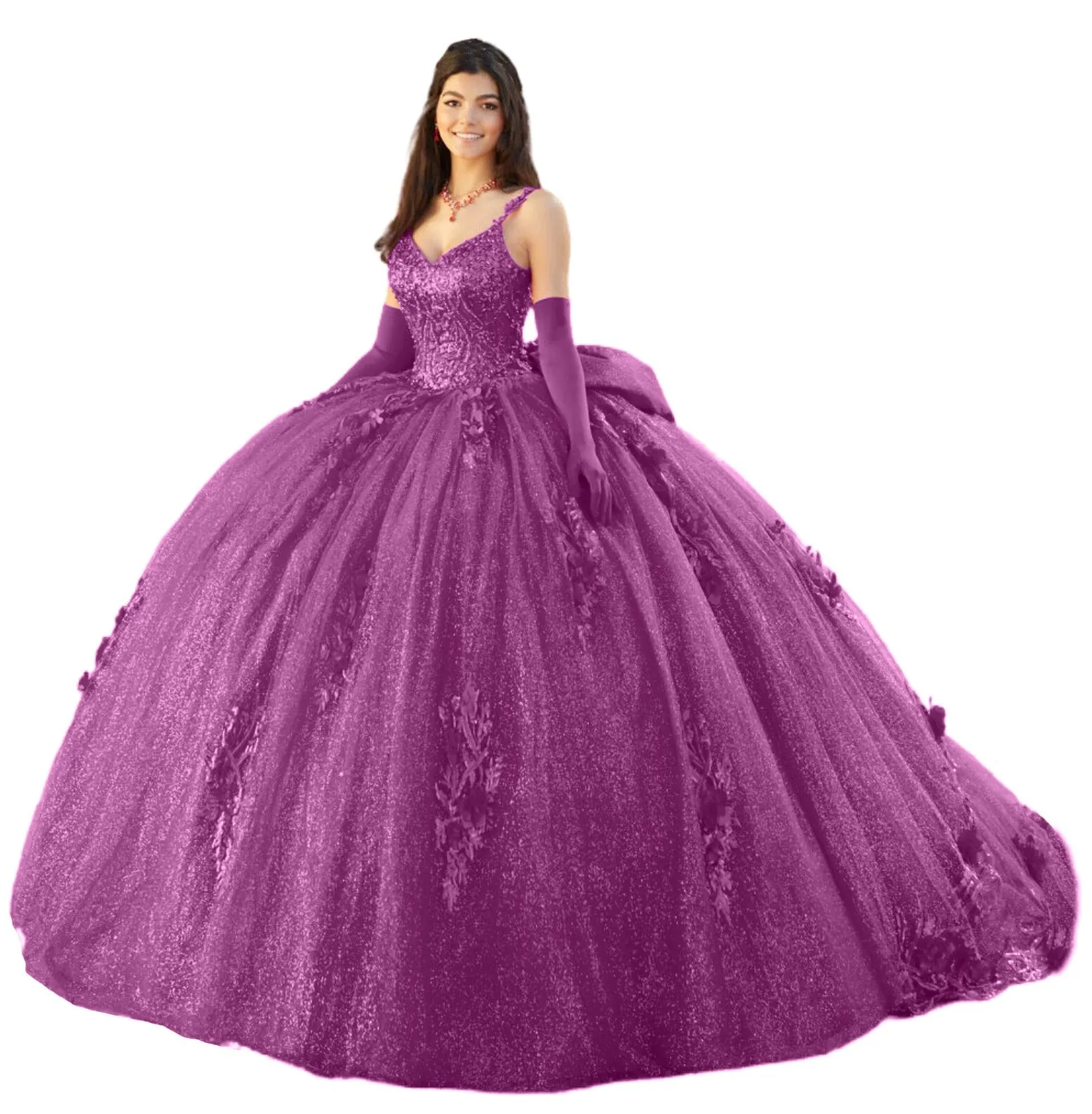 Wenkouban  Sequins Quinceanera Dresses  Sweet 15 Ball Gowns Crystal Bow Flower Lace Luxuy Girls Birthday Evening Formal Party Beaded Women