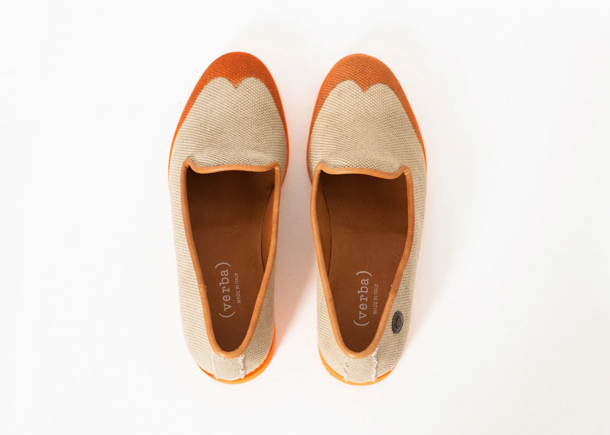 Wingtip Loafer in Orange - A Stylish and Fashionable Choice