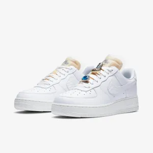 Women's Nike Air Force 1 '07 LX "Bling" (Summit White/Onyx)(CZ8101-100)