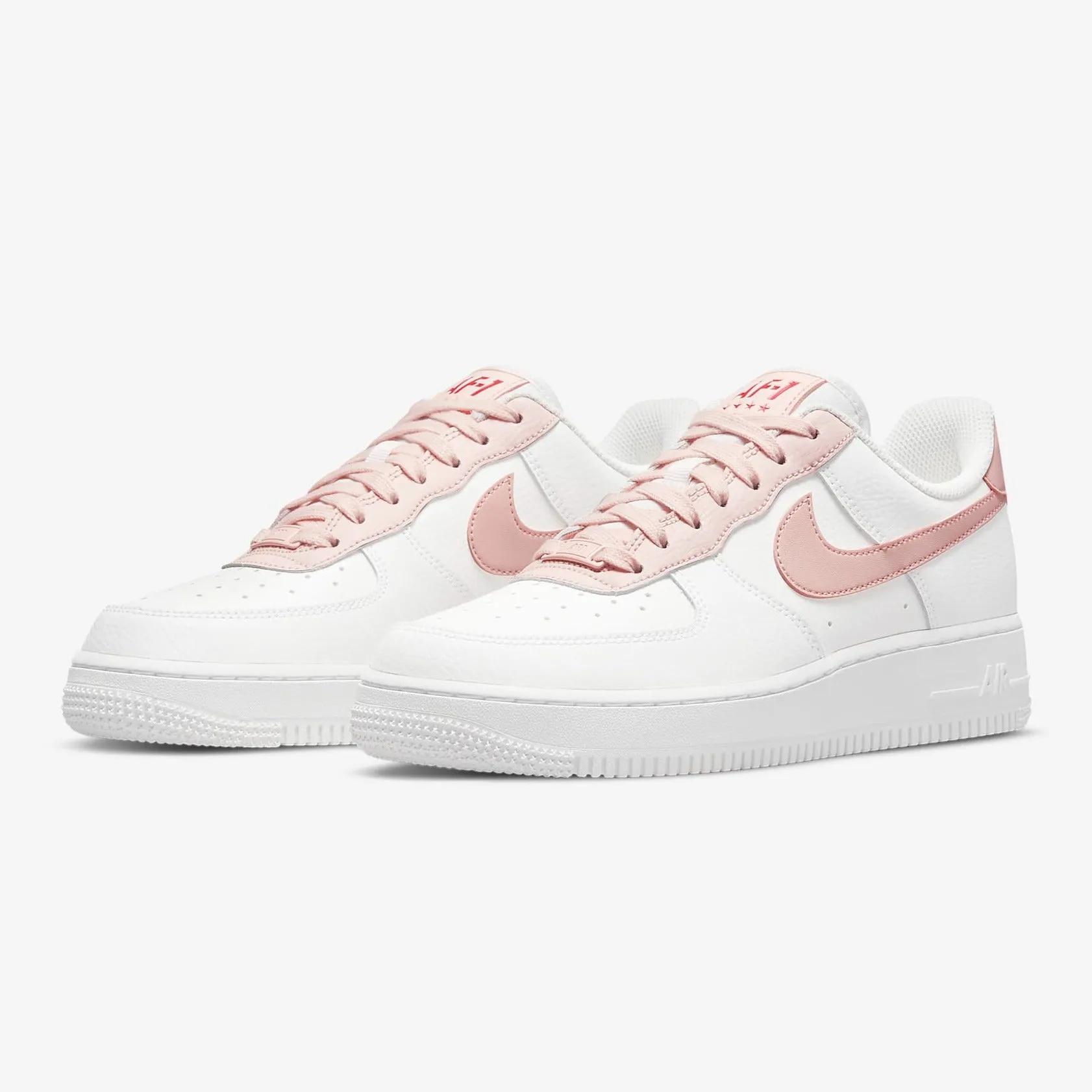 Women's Nike Air Force 1 '07 "Pale Coral" (Summit White/University Red)(315115-167)