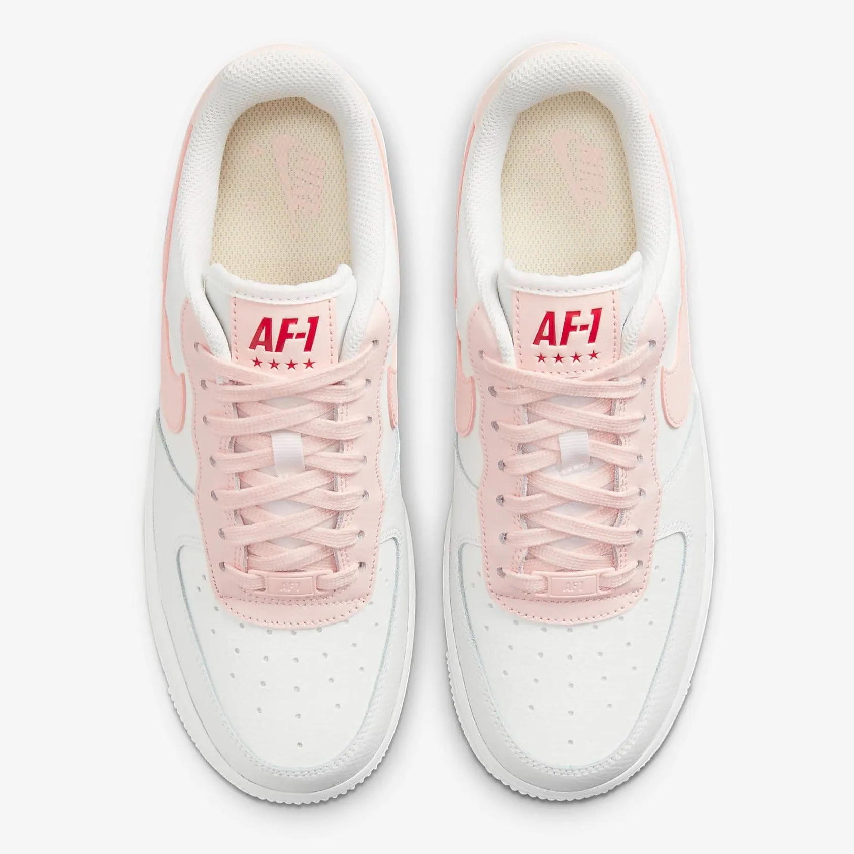 Women's Nike Air Force 1 '07 "Pale Coral" (Summit White/University Red)(315115-167)