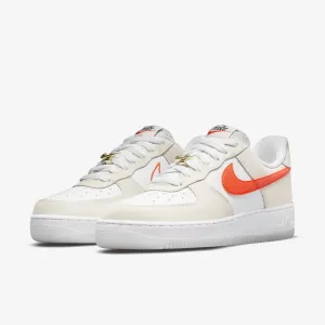 Women's Nike Air Force 1 SE "First Use" (Summit White/Sail/Cream/Orange)(DA8302-101)