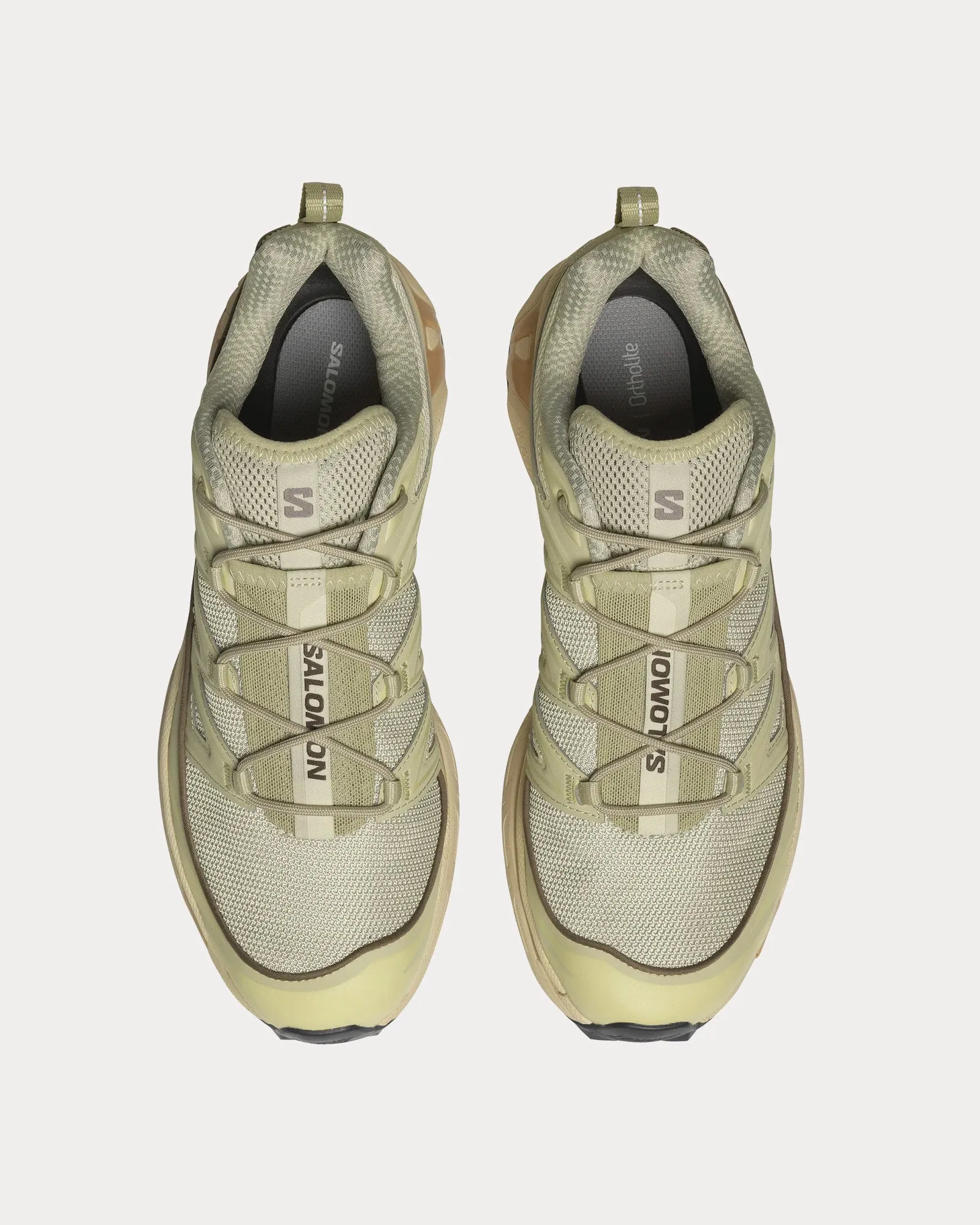 XT-6 Expanse Alfalfa / Shortbread / Aloe Wash Low Top Sneakers