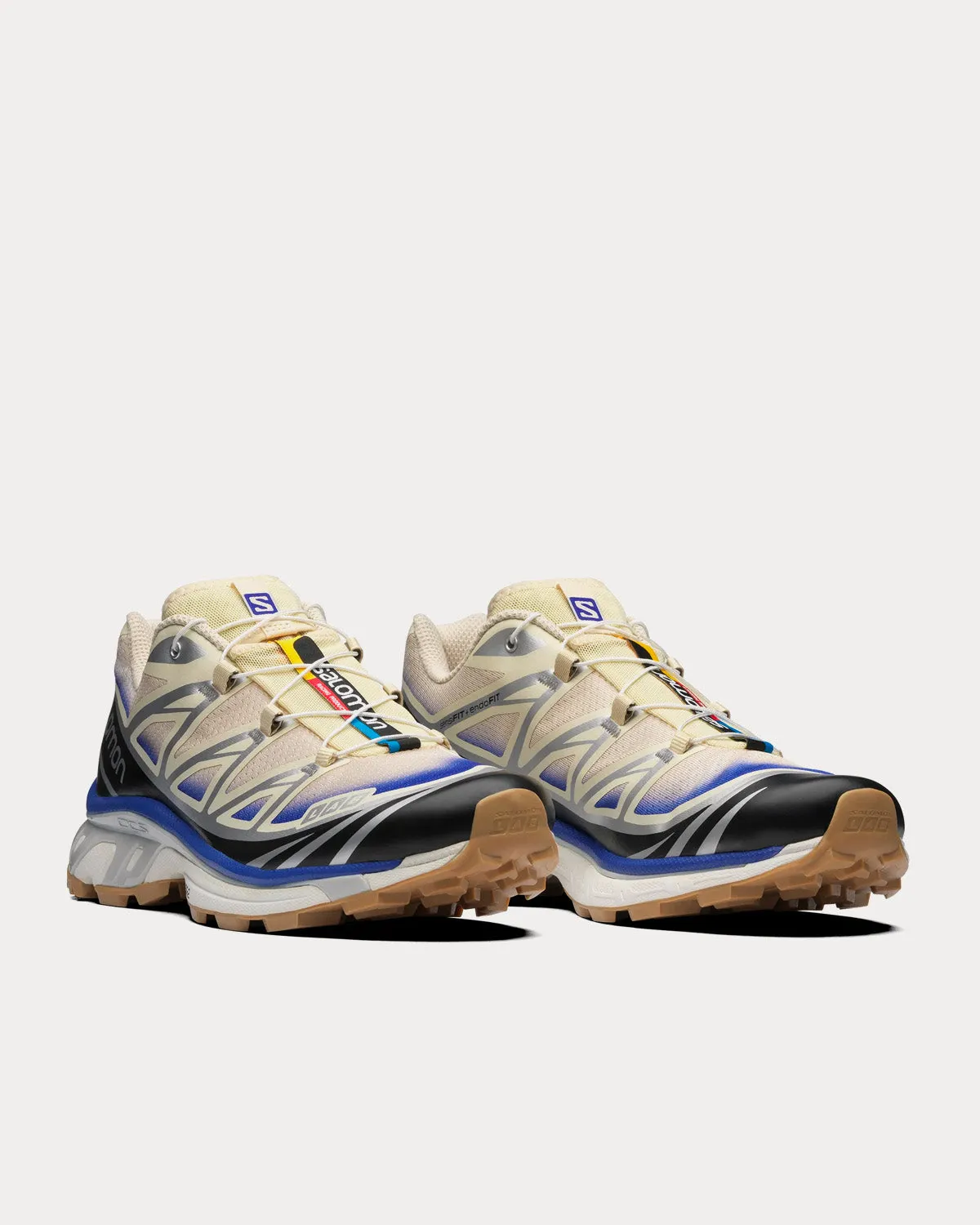 XT-6 Skyline Bleached Sand / Dazzling Blue / Black Low Top Sneakers
