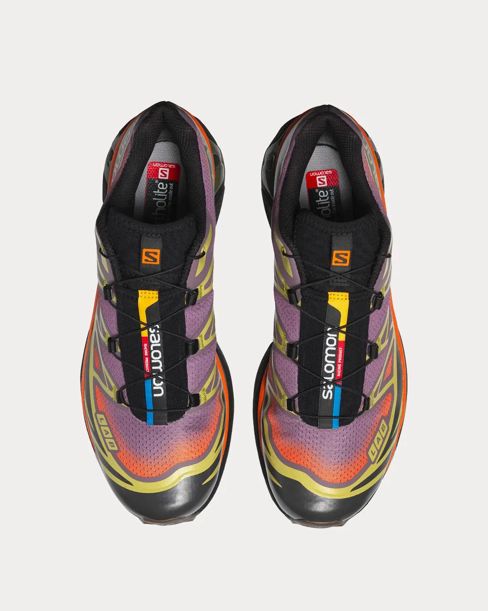 XT-6 Skyline Moonscape / Leek Green / Vibrant Orange Low Top Sneakers